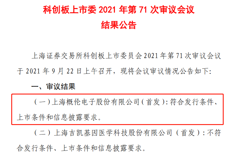 国投创投投资企业上海概伦电子科创板IPO顺利过会