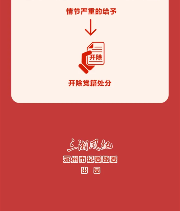 图解《中国共产党纪律处分条例》⑪