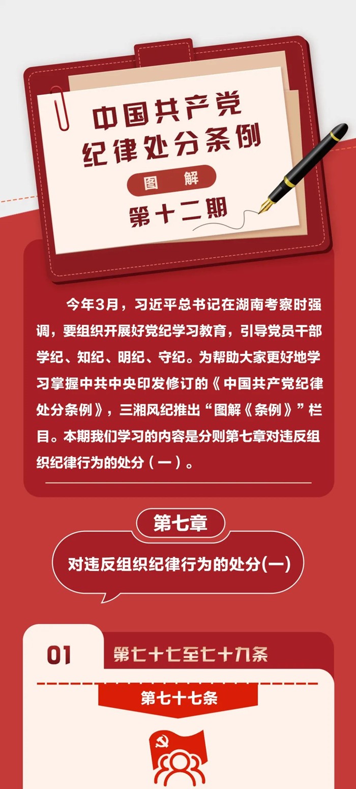 图解《中国共产党纪律处分条例》⑫